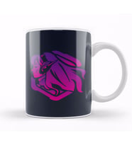 Dva Purple Artwork Overwatch Kupa Bardak Porselen