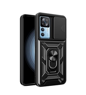 Xiaomi Mi 12T Kılıf Kamera Korumalı Zırh Tank Sürgülü Vega Kapak