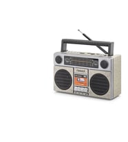 Bluetooth Nostaljik Fm Radyo Usb Tf Aux Taşınabilir Hoparlör - Bej FX2510B