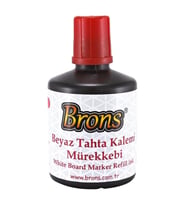 Brons Tahta Kalem Mürekkebi 100 CC Kırmızı Tahta Kalem Mürekkebi (6 Lı Paket)