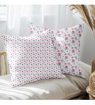 eJOYA Renkli Kalp Tasarımlı 2'li Yastık İçi Ve Kırlent Kılıfı 45cm 113492