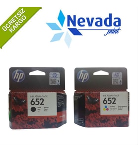 Hp 652 Siyah/Renkli Kartuş Deskjet 1115/2135/3635/3835/4535/4675