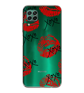 Huawei P40 Lite Uyumlu Baskılı Yumuşak Silikon Şeffaf Telefon Kılıfı