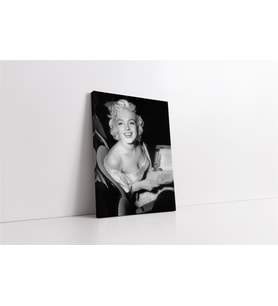 Siyah Beyaz Marilyn Monroe Kanvas Tablo