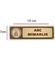 KAPI İSİMLİĞİ BASKILI KİŞİYE ÖZEL AHŞAP