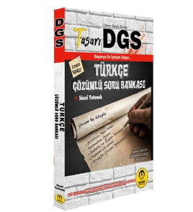 Tasarı DGS Türkçe Çözümlü Soru Bankası