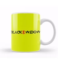 Black Widow LOGO 2021 Kupa Bardak Porselen