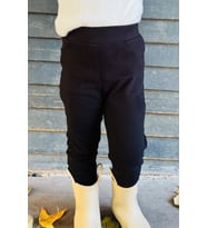 Breeze Kız Çocuk Tayt Pantolon Arkası Cepli 2-6 Yaş, Siyah