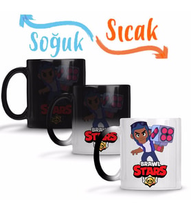 Brawl Stars Aslan Dansçı Brock Sihirli Kupa Bardak Porselen