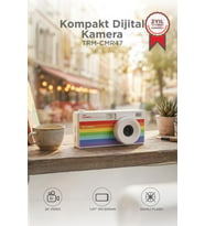 Torima Life Dijital Kamera Selfie Video Vlog Kamerası Mini Fotoğraf Makinesi CMR47 Beyaz