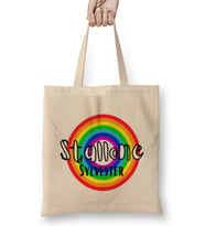 Sylvester Stallone- Retro Rainbow Style Bez Çanta Uzun Saplı