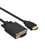 HADRON HDX7872 HDMI to VGA Görüntü Kablosu 1080p 1.8 m (Siyah)