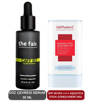 the fair. Caff-B3 Göz Çevresi ve Aquatica Stick Güneş Kremi Set