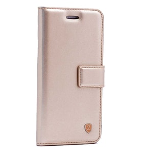 Lexroo LG G3 Kılıf New Delüxe Kılıflı Standlı Kılıf - Gold