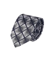Esgue 7 cm Desenli Kravat (Açık Gri)