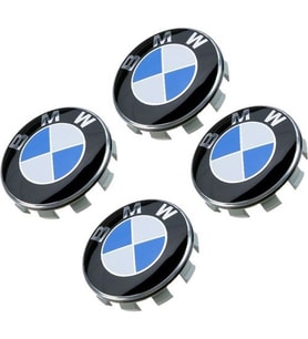 Araba Alışveriş Bmw Araba Jant Göbeği Kapartmalı Kapak Seti (4 Adet)