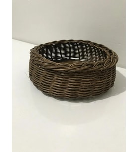 yuvarlak rattan sepet