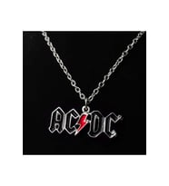 AC/DC Kolyesi – Zincirli Metal Tasarım, Rock Müzik Aksesuarı Unisex
