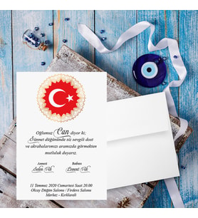 Sünnet Davetiyesi (100 Adet Baskı Dahil)
