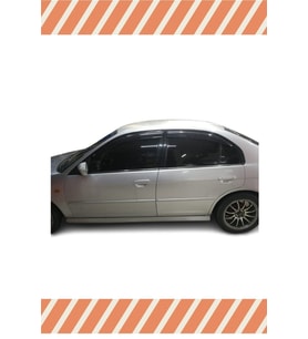 Honda Civic Sedan 2001-2007 4'lü Mügen Tip Cam Rüzgarlığı