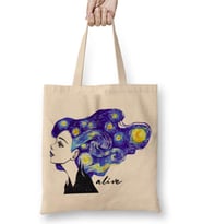 Alive Vincent Van Gogh Bez Çanta Uzun Saplı