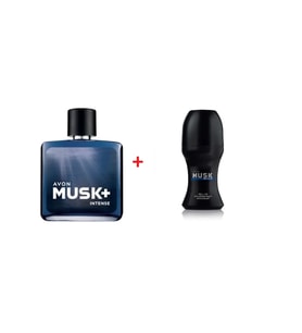 AVON Musk Intense Erkek 75ml Edt + Musk Intense Anti Perspirant Roll-on Deodorant 50 Ml