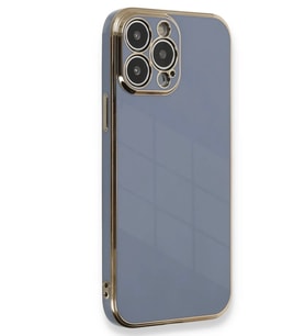 iPhone 15 Pro Kılıf Volet Silikon - Mavi