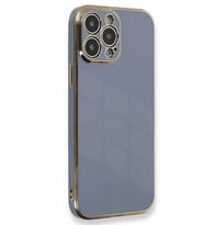 iPhone 15 Pro Kılıf Volet Silikon - Mavi