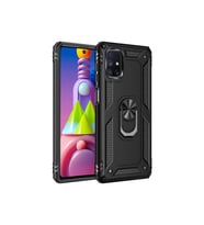 Samsung Galaxy M51 Uyumlu Kılıf Zore Vega Kapak (Siyah)