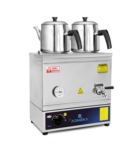 Armeka Platin 30 Litre Elektrikli Pleytsiz Çay Kazanı & Kahveci Kazanı Sanayi Tipi