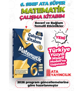 6. Sınıf Matematik Ata Süper Çalışma Kitabım Yeni