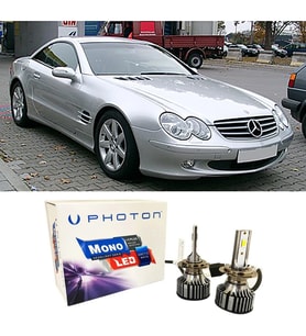 Mercedes SL R230 Led Xenon Uzun Far Ampulü H7 Mono Yeni Seri Beyaz