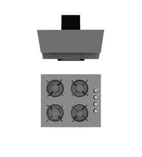 ALVEUS GRİ 2'Lİ CAM ANKASTRE SET [F17-GLS640]