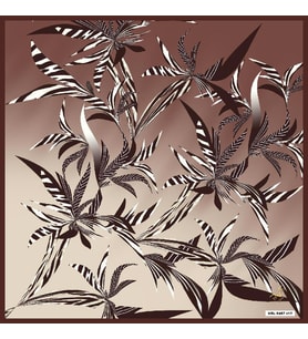 VRL-1467 EŞARP 90X90 TWİLL Gül Kurusu-90x90