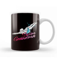 Swim Grandma Swimmer Grandmother Swimming Pool Indoor Kupa Bardak Porselen