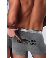 ISIR BENİ KOMİK ERKEK BAKSIR (Gri)