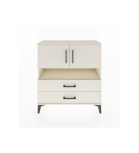 Arges Şifonyer 3 Raflı 2 Çekmeceli 2 Kapaklı 88x30x96 Aytaşı-Aytaşı