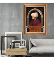 Altın Paspartulu Çerçeveli Tablo C387 (Gold)