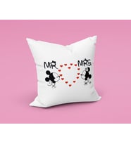 Mickey & Minnie Mouse Sevgili Çift Tasarımlı Yastık