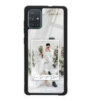 Samsung A71 Uyumlu Notlu Polaroid Çerçeve Tasarımlı Glossy Telefon Kılıfı