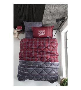 Clasy Ranforce Tek Kişilik Uyku Seti Campus V1 Bordo