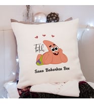 Sana Bakarken Ben (Peterick) Tasarımlı Yastık Kişiye Özel