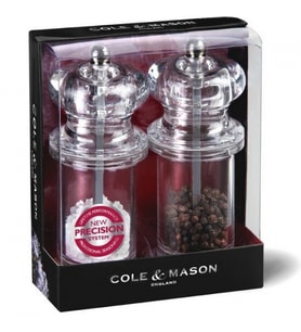 Cole & Mason H50518P 505 Precisi 140mm Tuz - Biber Değirmeni Seti