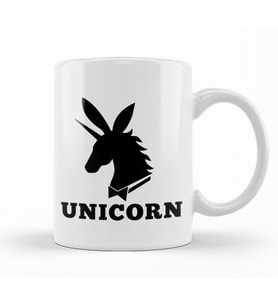 Unicorn Playboy Logo Mix Kupa Bardak Porselen