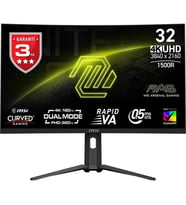 MSI 31.5 VA MAG 321CUPDF 0.5MS 160HZ HDMI-DP KAVISLI GAMING MONİTÖR 3840X2160