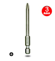 AletÇantam Gfb Bits Yıldız Uç Vidalama Matkap Ucu Ph1 x 100mm - 3 Adet