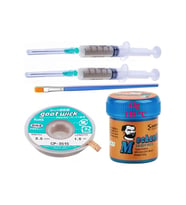 Lehim Solder Paste 138 C 42g Flux Lehim Toplama Cp-3515 Lehim Emme Teli 3,5 Mm Set 5 İn 1