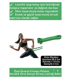 Özel Üretim Dayanıklı Orta Sert Zayıflama Fitness Squat Pilates Jimnastik Spor Aerobik Direnç Bantı