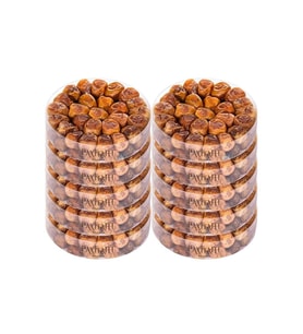 Medine Cassim Kasim Sukkari Rutab Duble Taze -Yaş Hurma 5KG Tabak Hurma Yumuşak 10 Paket Kampanyalı Set