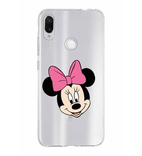 Xiaomi Redmi Note 7 Uyumlu Kapak Minnie Mouse Tasarımlı Şeffaf Silikon Kılıf